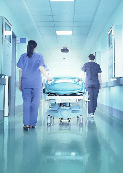 Is electrostatic spraying a disinfection system present in healthcare institutions?